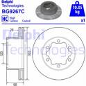 Bremsscheibe (pro Einheit) DELPHI - BG9267C