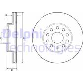 Bremssatz (2 Bremsscheiben) DELPHI - BG4701C