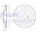 Bremssatz (2 Bremsscheiben) DELPHI - BG4789C