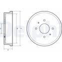 Bremstrommel DELPHI - BF604