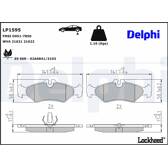 Bromsbelägg bak DELPHI - LP1595