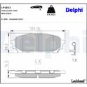 Bromsbelägg bak DELPHI - LP1822