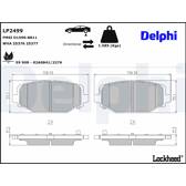 Bromsbelägg bak DELPHI - LP2499
