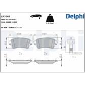Bromsbelägg bak DELPHI - LP3261