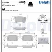 Bromsbelägg bak DELPHI - LP5038EV