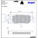 Bromsbelägg bak DELPHI - LP772