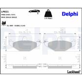 Bromsbelägg bak DELPHI - LP821
