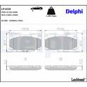 Bromsbelägg fram DELPHI - LP1020