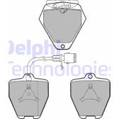Bromsbelägg fram DELPHI - LP1024