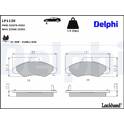 Bromsbelägg fram DELPHI - LP1139