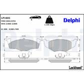 Bromsbelägg fram DELPHI - LP1601