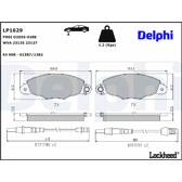 Bromsbelägg fram DELPHI - LP1629