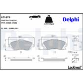 Bromsbelägg fram DELPHI - LP1676