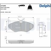 Bromsbelägg fram DELPHI - LP1695