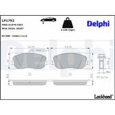 Bromsbelägg fram DELPHI - LP1792