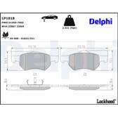 Bromsbelägg fram DELPHI - LP1818