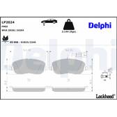 Bromsbelägg fram DELPHI - LP2024