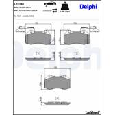 Bromsbelägg fram DELPHI - LP2280