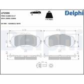 Bromsbelägg fram DELPHI - LP2506