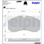 Bromsbelägg fram DELPHI - LP2713