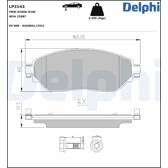Bromsbelägg fram DELPHI - LP3143