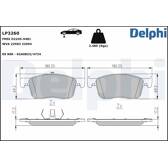 Bromsbelägg fram DELPHI - LP3260