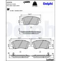 Bromsbelägg fram DELPHI - LP3376