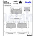 Bromsbelägg fram DELPHI - LP3396