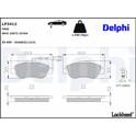 Bromsbelägg fram DELPHI - LP3412