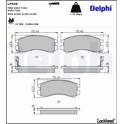 Bromsbelägg fram DELPHI - LP546