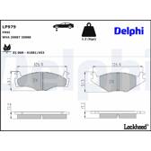 Bromsbelägg fram DELPHI - LP979