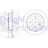 Sats om 2 bromsskivor DELPHI - BG3662C