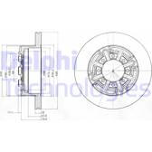 Sats om 2 bromsskivor DELPHI - BG4171