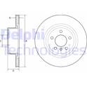 Sats om 2 bromsskivor DELPHI - BG4644C