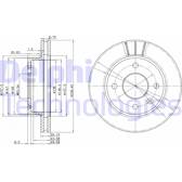 Sats om 2 bromsskivor DELPHI - BG2367