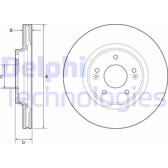 Sats om 2 bromsskivor DELPHI - BG4931C