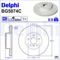 Sats om 2 bromsskivor DELPHI - BG5074C