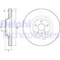 Bromsskiva (per enhet) DELPHI - BG9955