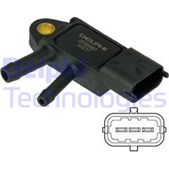Capteur, pression des gaz échappement DELPHI - DPS00007