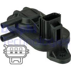 Capteur, pression des gaz échappement DELPHI - DPS00010