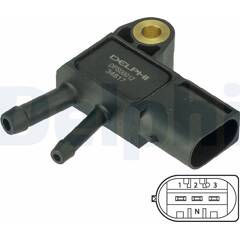 Capteur, pression des gaz échappement DELPHI - DPS00012