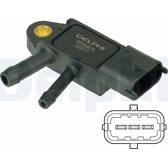 Capteur, pression des gaz échappement DELPHI - DPS00018