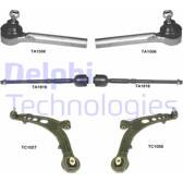Control/Trailing Arm Kit, wheel suspension DELPHI - TC1960KIT