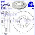 Juego de 2 discos de freno DELPHI - BG5087C