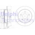 Jeu de 2 disques de frein DELPHI - BG3143