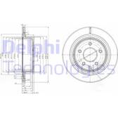 Jeu de 2 disques de frein DELPHI - BG3765C