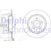Jeu de 2 disques de frein DELPHI - BG3897C