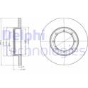 Jeu de 2 disques de frein DELPHI - BG4344