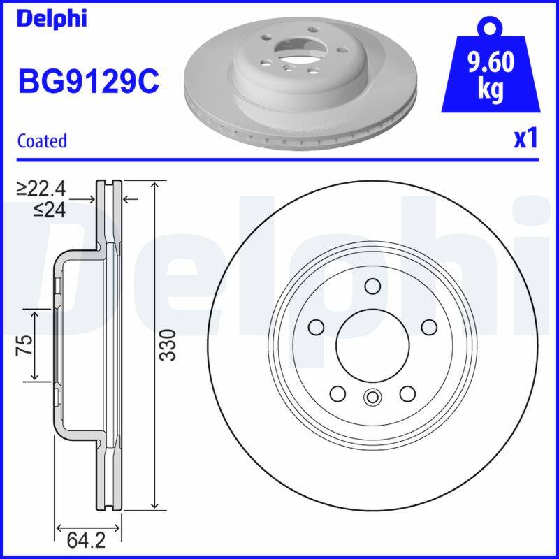 Brake disc (per unit)