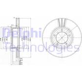 Jeu de 2 disques de frein DELPHI - BG2507